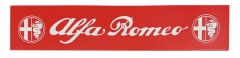 Batterieaufkleber Alfa Romeo rot/wei