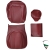 SEAT COVER bordeaux/longitudinal seam - FASTBACK 70-77